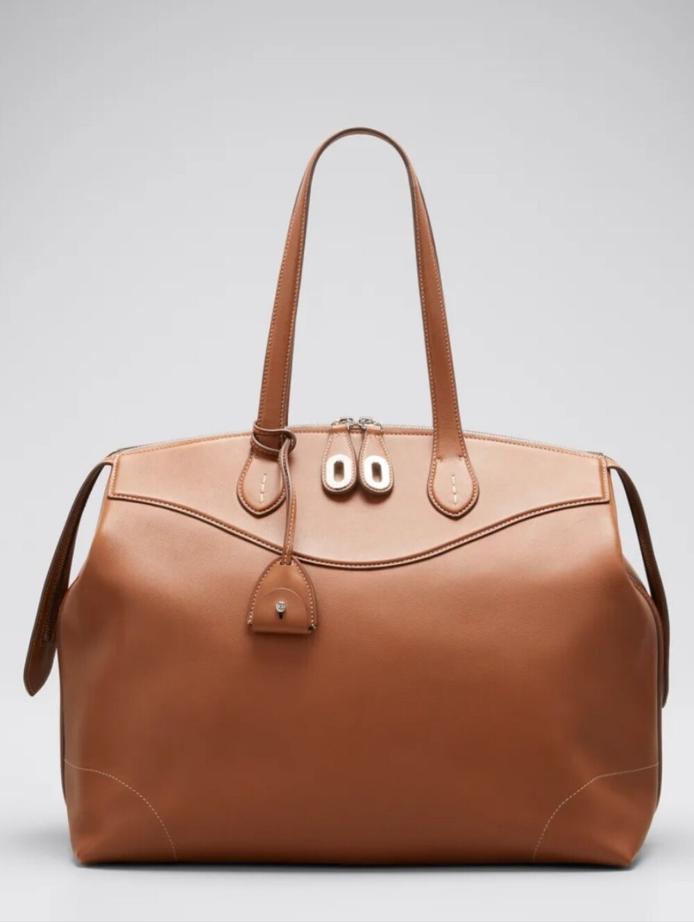 RALPH LAUREN COLLECTION VOYAGER TOP HANDLE SATCHEL BAG